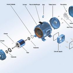 Manutenção de motor elétrico monofásico