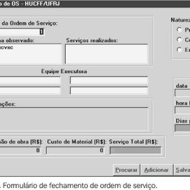 Serviços de manutenção de aparelhos e equipamentos